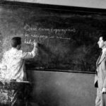درس اللغة اللاتينية في الكلية العربية في مدينة القدس 1935